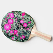 Raquette De Ping Pong Fleurs roses (Côté)