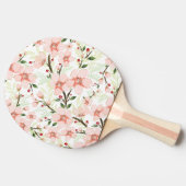 Raquette De Ping Pong Fleurs roses (Côté)