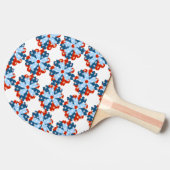 Raquette De Ping Pong Floral Patriotique Fun Flower (Côté)