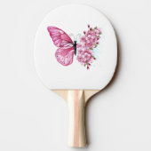 Raquette De Ping Pong Flower Butterfly (Dos)