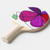 Raquette De Ping Pong "Flower Dance" Ping Paddle Abstrait (Devant Angle)