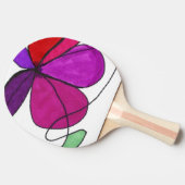 Raquette De Ping Pong "Flower Dance" Ping Paddle Abstrait (Côté)