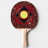 Raquette De Ping Pong Focused Precision Ping Pong Paddle: Celestial Gala (Dos)