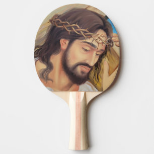 Raquette De Ping Pong Foi chrétienne Jésus Christ