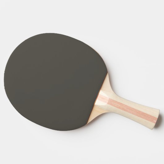 Raquette De Ping Pong Forêt de couleur solide Ombre vert gris (Côté)