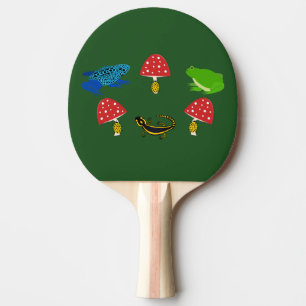 Raquette De Ping Pong Forêt empoisonnée Halloween