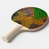 Raquette De Ping Pong Forêt fractale (Devant Angle)