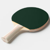 Raquette De Ping Pong Forêt solide vert foncé (Devant Angle)