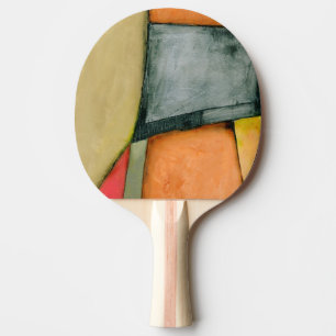 Raquette De Ping Pong Formes géométriques colorées contemporaines
