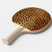 Raquette De Ping Pong Fourrure animale Cheetah (Devant Angle)