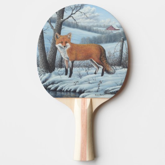 Raquette De Ping Pong Fox rouge (Devant)