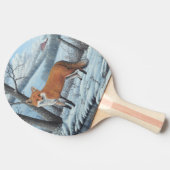 Raquette De Ping Pong Fox rouge (Côté)