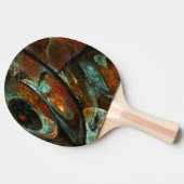 Raquette De Ping Pong Fractionner l'art Abstrait (Côté)
