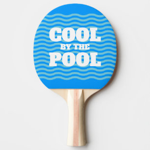 Raquette De Ping Pong Frais au bord de la piscine drôles d'ambiance esti