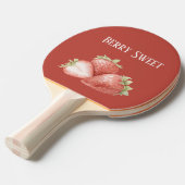 Raquette De Ping Pong Fraises Sucrées aux Fruits (Devant Angle)