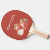 Raquette De Ping Pong Fraises Sucrées aux Fruits (Côté)