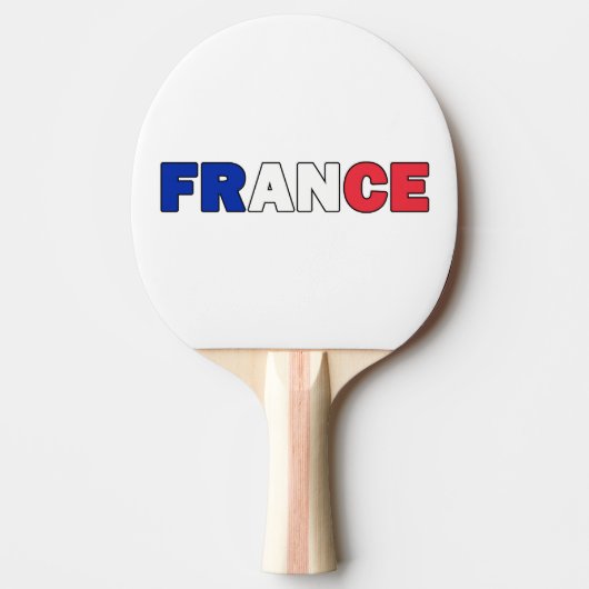Raquette De Ping Pong France (Devant)