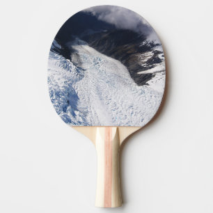 Raquette De Ping Pong Franz Josef Glacier Vue aérienne, Nouvelle-Zélande