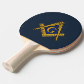 Raquette De Ping Pong Freemason Party BBQ Masonic Freemasony (Devant Angle)