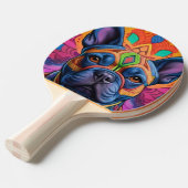 Raquette De Ping Pong Frenchie Fun Anniversaire Fantastique (Devant Angle)