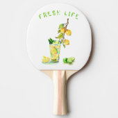 Raquette De Ping Pong Fres Lemon Drink Ping Paddle - Texte personnalisé (Devant)