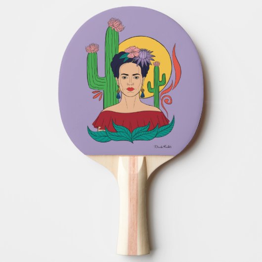 Raquette De Ping Pong Frida Kahlo Desert Graphic (Devant)