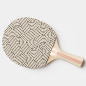 Raquette De Ping Pong Frontière abstraite (Côté)