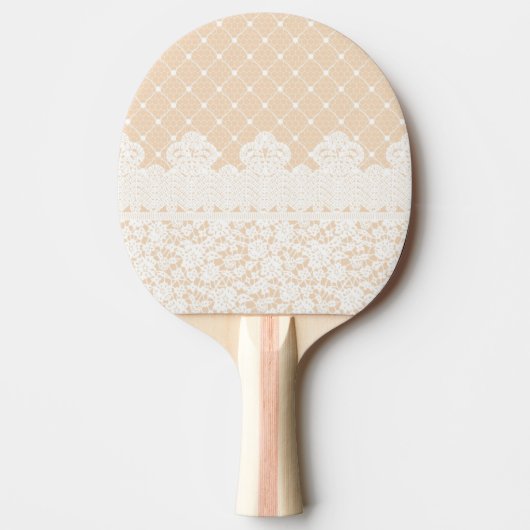 Raquette De Ping Pong Frontière de dentelle (Devant)