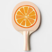 Raquette De Ping Pong Fruit Fun aux agrumes orange (Devant)