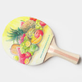 Raquette De Ping Pong Fruits heureux (Côté)