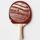 Raquette De Ping Pong FSF Jupiter Woodcut 1 (Dos)