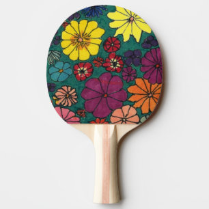 Raquette De Ping Pong "Fun Floral #1" Ping Pong Paddle