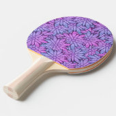 Raquette De Ping Pong Fun Purple Flowers (Devant Angle)