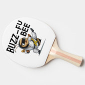 Raquette De Ping Pong Funny Buzz-Fu Bee Arts martiaux (Côté)