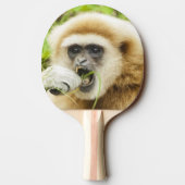 Raquette De Ping Pong Funny Gibbon Animal Photo (Dos)