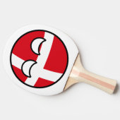 Raquette De Ping Pong Funny Trending Geeky Danemark Camptryball (Côté)