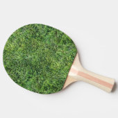 Raquette De Ping Pong Funny vert herbe texture motif vrai photo fun (Côté)