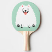 Raquette De Ping Pong Funny White Pomeranian (Devant)