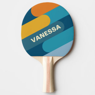 Raquette De Ping Pong Fusion Blue Soleil avec Nom