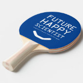 Raquette De Ping Pong Futur amusant scientifique heureux ... (Devant Angle)