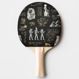 Raquette De Ping Pong G90Pharaon avec le marteau Hiéroglyphes