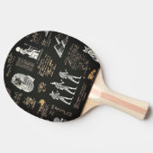 Raquette De Ping Pong G90Pharaon avec le marteau Hiéroglyphes (Côté)