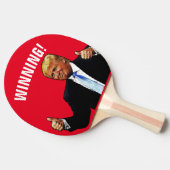 RAQUETTE DE PING PONG GAGNER ! PADDLE DE PING PONG DONALD TRUMP (Côté)