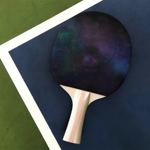 Raquette De Ping Pong Galaxie de la nébuleuse du voile céleste Champ d'é