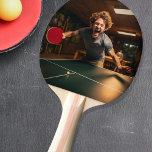 Raquette De Ping Pong Gamer Photo Sport Personnalisé<br><div class="desc">Cette conception a été créée par art numérique. Elle peut être personnalisée dans la zone fournir ou customiser en choisissant le clic pour customiser une autre option et en changeant le nom, les initiales ou les mots. Vous pouvez également modifier la couleur et le style du texte ou supprimer le...</div>