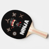Raquette De Ping Pong Garçon noir de Ninja (Côté)