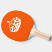 Raquette De Ping Pong GARDER CALM CROWN sur la Personnaliser orange Ceci (Côté)
