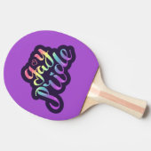 Raquette De Ping Pong Gay pride (Côté)