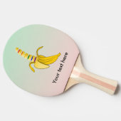 Raquette De Ping Pong Gay pride Sortant de banane (Côté)