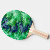 Raquette De Ping Pong ~ GAZE VERT ~ Fractal original ~ Ping Pong Paddle (Côté)